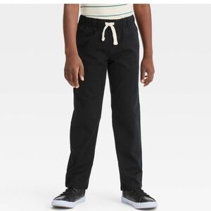 Kid's Black Fleece Sweatpants - Cat & Jack - M(7/8)
